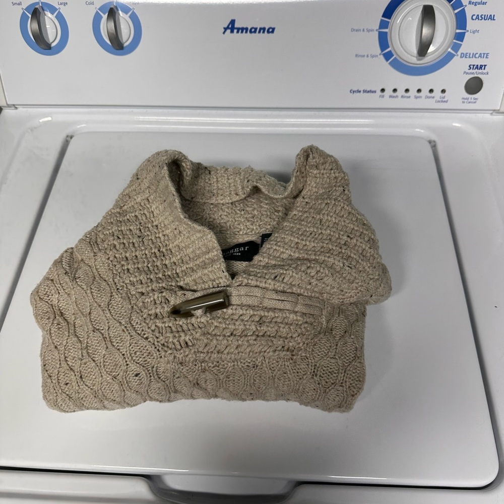 Haggar button sweater